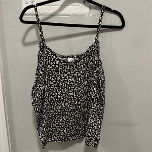 Spaghetti Strap Old Navy Printed Blouse, size XL